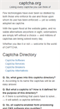 Mobile Screenshot of captcha.org